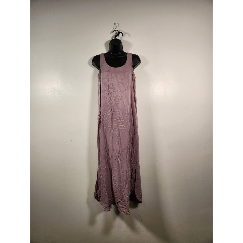 HAVEN WELL WITHIN Maxi Dress Womens XS Mauve Cupro Rayon Sleeveless Loungewear